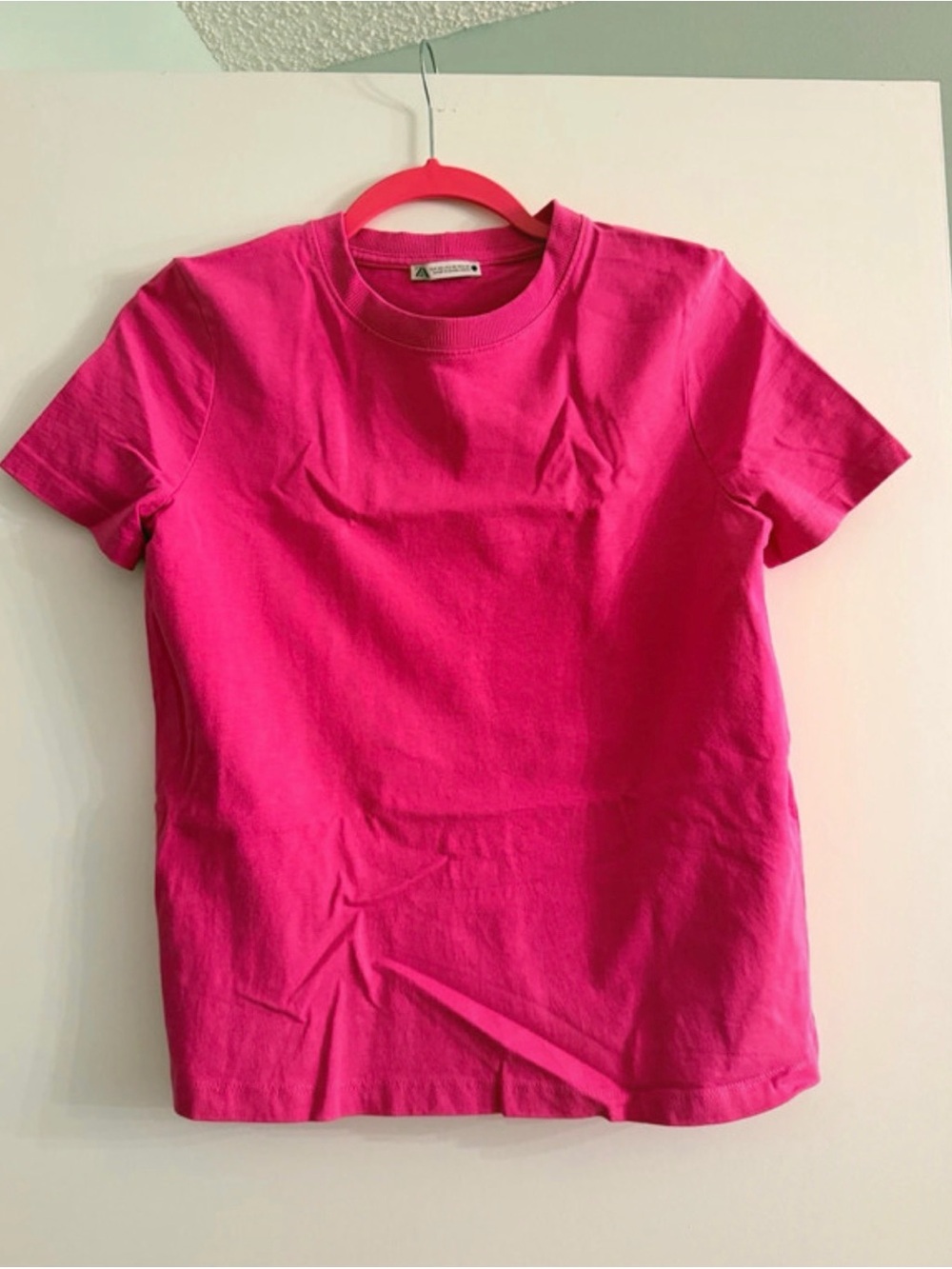 Bright Pink Crewneck Tee